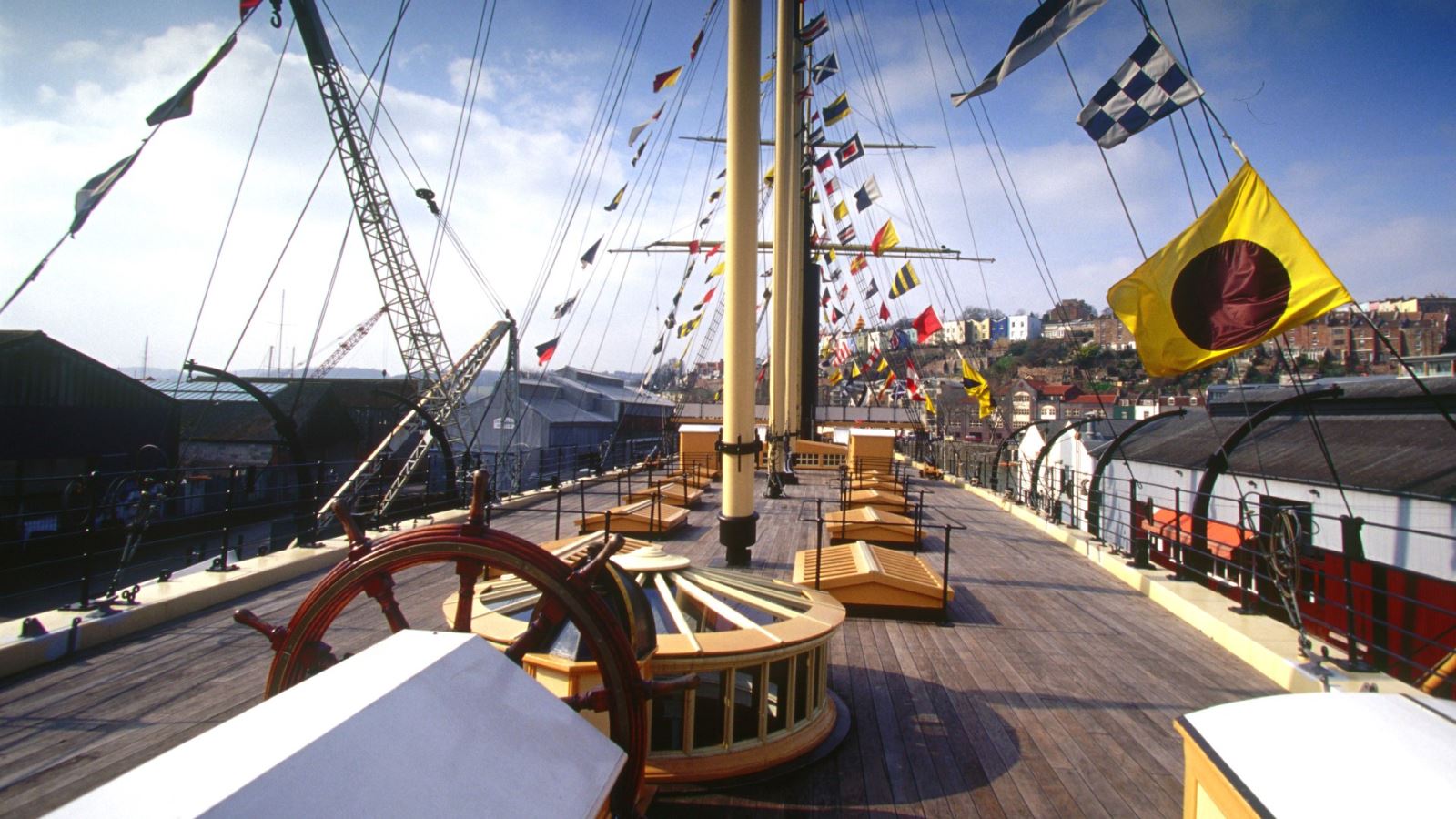 Weather deck on the SS Great Britain